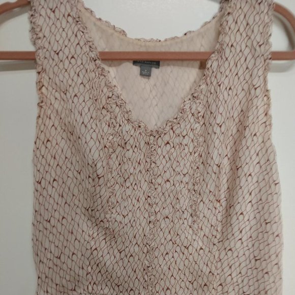 Ann Taylor Silk Sleeveless Blouse - Size M - Picture 1 of 7